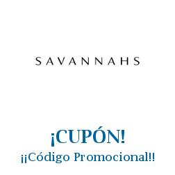 Logo de la tienda Savannahs con cupones de descuento