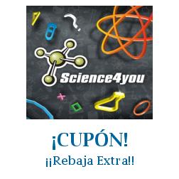 Logo de la tienda Science4you con cupones de descuento