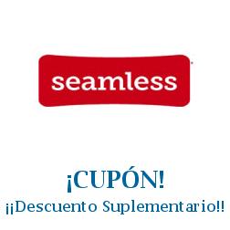 Logo de la tienda Seamless con cupones de descuento