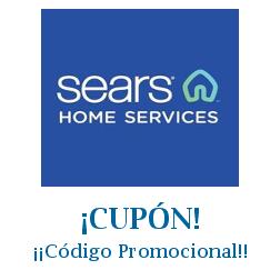 Logo de la tienda Sears Home Services con cupones de descuento