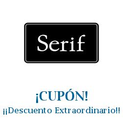 Logo de la tienda Serif con cupones de descuento