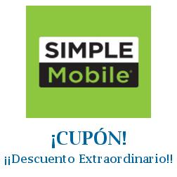 Logo de la tienda Simple Mobile con cupones de descuento