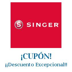 Logo de la tienda Singer con cupones de descuento