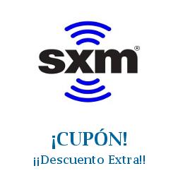 Logo de la tienda SiriusXM con cupones de descuento