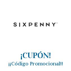 Logo de la tienda Sixpenny con cupones de descuento