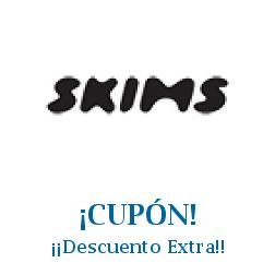 Logo de la tienda SKIMS con cupones de descuento