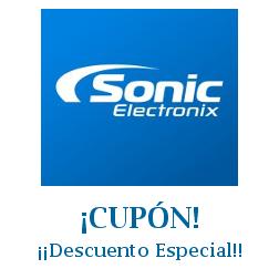 Logo de la tienda Sonic Electronix con cupones de descuento