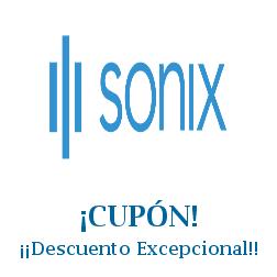 Logo de la tienda Sonix con cupones de descuento