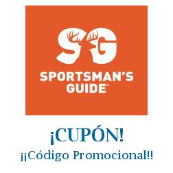 Logo de la tienda Sportsmans Guide con cupones de descuento