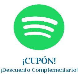 Logo de la tienda Spotify con cupones de descuento