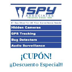 Logo de la tienda Spy Associates con cupones de descuento