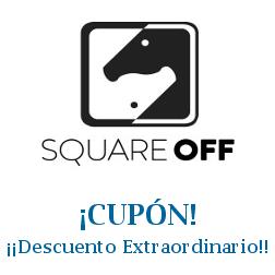 Logo de la tienda Square Off con cupones de descuento