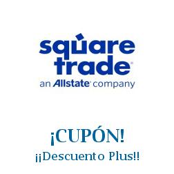 Logo de la tienda SquareTrade con cupones de descuento