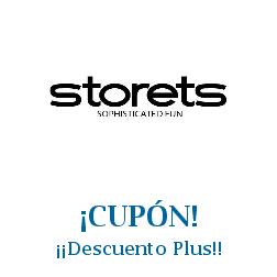 Logo de la tienda STORETS con cupones de descuento