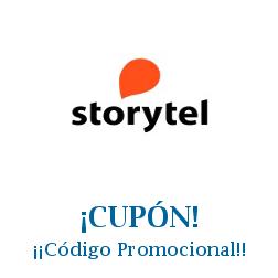Logo de la tienda Storytel con cupones de descuento