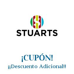 Logo de la tienda Stuarts London con cupones de descuento