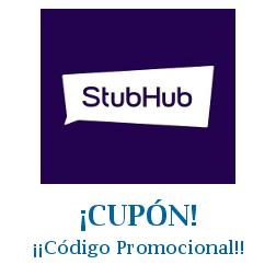 Logo de la tienda StubHub con cupones de descuento