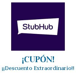 Logo de la tienda StubHub con cupones de descuento