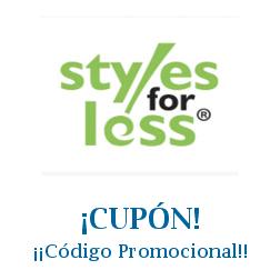 Logo de la tienda Styles For Less con cupones de descuento