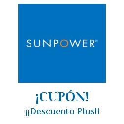 Logo de la tienda SunPower con cupones de descuento