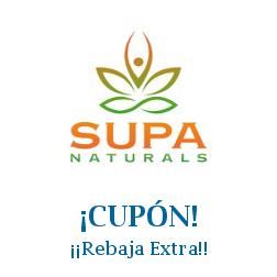 Logo de la tienda SUPA Naturals con cupones de descuento