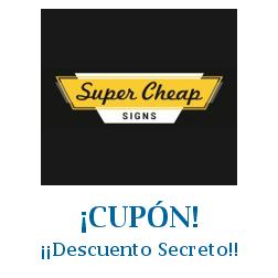 Logo de la tienda Super Cheap Signs con cupones de descuento