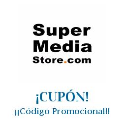 Logo de la tienda Super Media Store con cupones de descuento