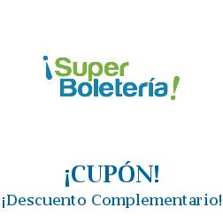 Logo de la tienda SuperBoleteria con cupones de descuento