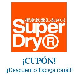 Logo de la tienda Superdry con cupones de descuento