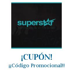 Logo de la tienda SuperStarTickets con cupones de descuento