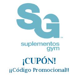 Logo de la tienda Suplementos Gym con cupones de descuento