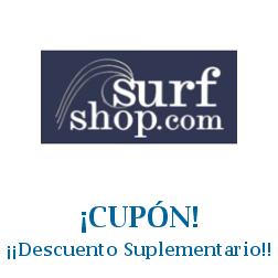 Logo de la tienda SurfShop con cupones de descuento