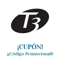 Logo de la tienda T3 Micro con cupones de descuento