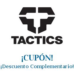 Logo de la tienda Tactics con cupones de descuento