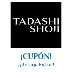 Logo de la tienda Tadashi Shoji con cupones de descuento