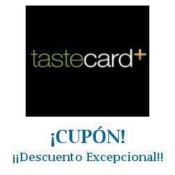 Logo de la tienda Tastecard con cupones de descuento