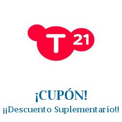 Logo de la tienda Tech21 con cupones de descuento