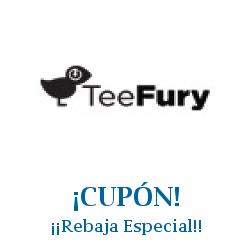 Logo de la tienda Tee Fury con cupones de descuento