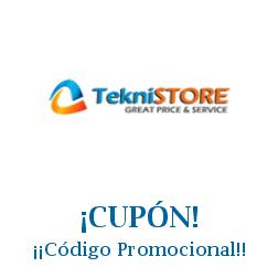 Logo de la tienda Teknistore con cupones de descuento