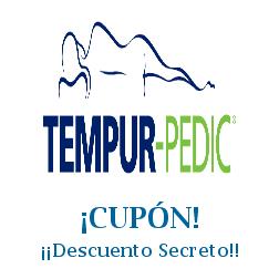 Logo de la tienda Tempur Pedic con cupones de descuento