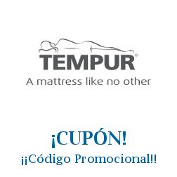 Logo de la tienda Tempur con cupones de descuento