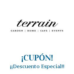 Logo de la tienda Terrain con cupones de descuento