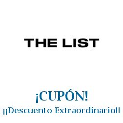 Logo de la tienda TheList con cupones de descuento