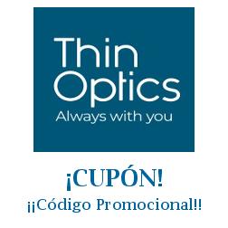 Logo de la tienda ThinOptics con cupones de descuento