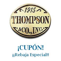 Logo de la tienda Thompson Cigar con cupones de descuento