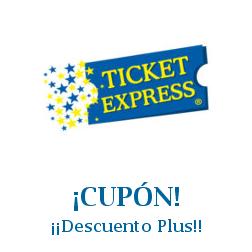 Logo de la tienda Ticket Express con cupones de descuento