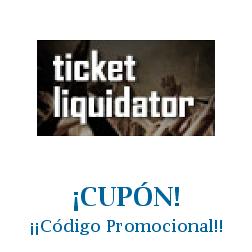 Logo de la tienda TicketLiquidator con cupones de descuento