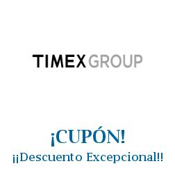 Logo de la tienda Timex con cupones de descuento