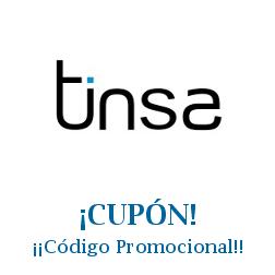 Logo de la tienda Tinsa con cupones de descuento