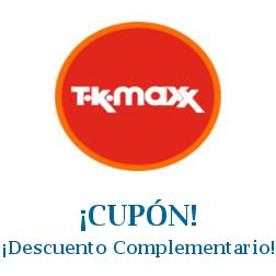 Logo de la tienda TK Maxx con cupones de descuento